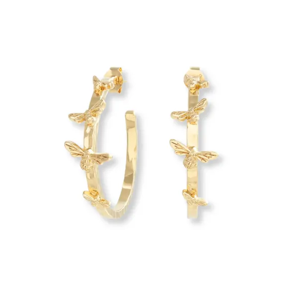 Khuyên Tai Sterling Lucky Bee