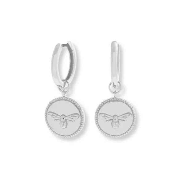 Khuyên tai Bee Huggie Hoops